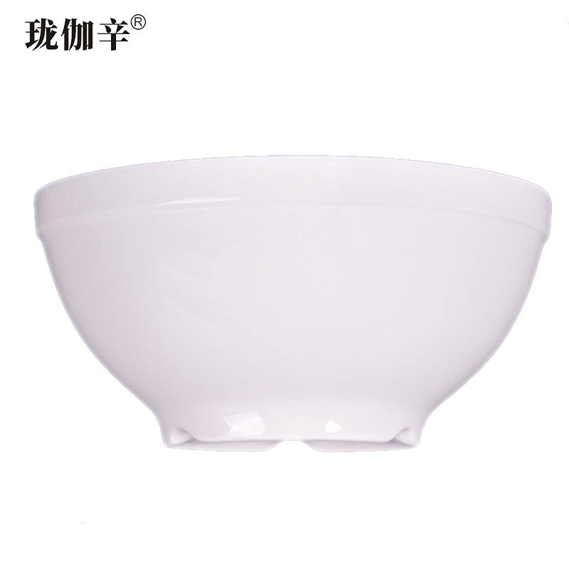 珑伽辛 白色陶瓷碗面碗 7英寸/个高清大图