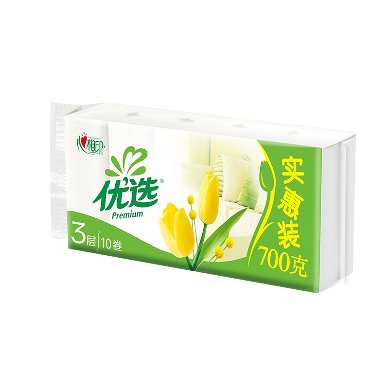 心相印 LR1710 优选无芯卷纸 3层 136mm*115mm 70g/卷