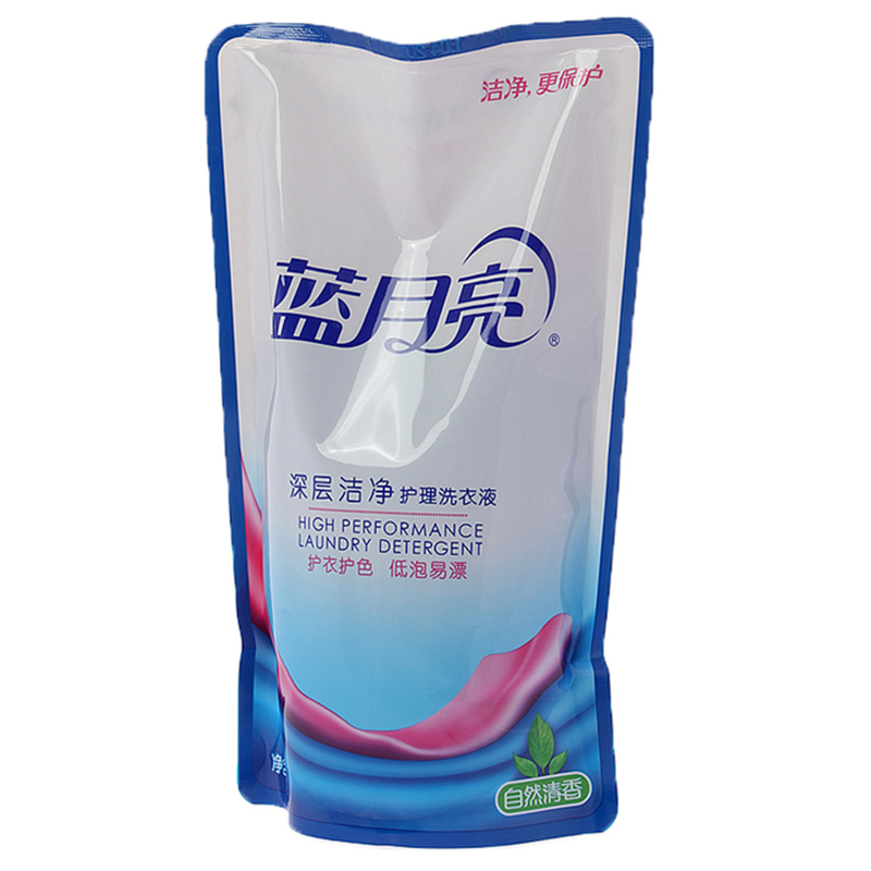城市之光中秋博饼礼包 蓝月亮 深层洁净护理洗衣液袋装500g(自然清香)*240包(单位:组)