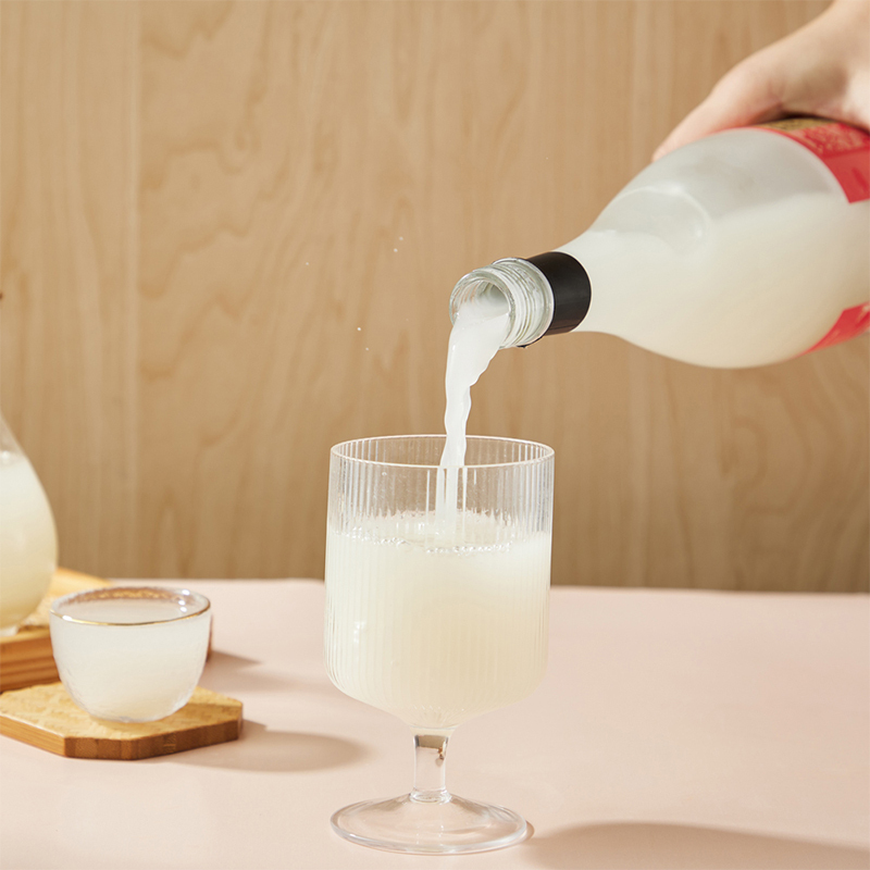酌也严选米酒米露桂花米露甜米酿果酒女士低度微醺糯米酒酌也白桃米露750ml*6
