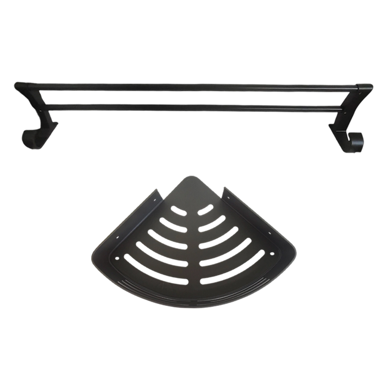 LONMATE 毛巾架挂件+三角架 两件套