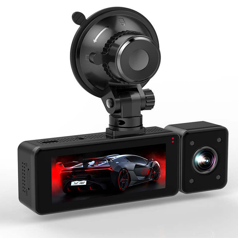 淘行者TXZ-81D 3寸3录64G车载行车记录仪 黑色高清大图