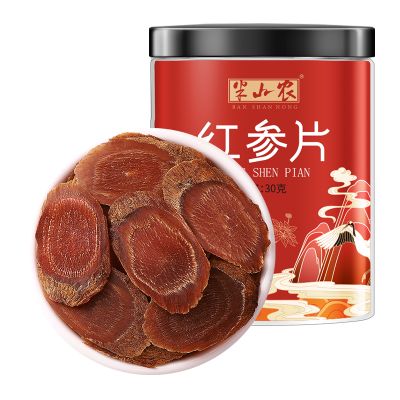 半山农 红参片切片中大片30克/罐