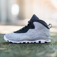 Air Jordan 10 AJ10美国直邮乔10“Cement”水泥泼墨男篮球鞋 310805-062
