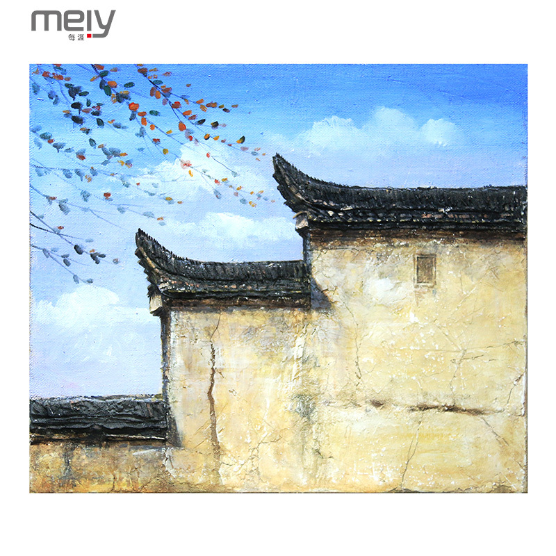 每涯艺术 王位高《绝处逢生》NO.14 艺术家原创油画艺术品收藏 客厅卧室玄关餐厅办公室居家装饰 挂画