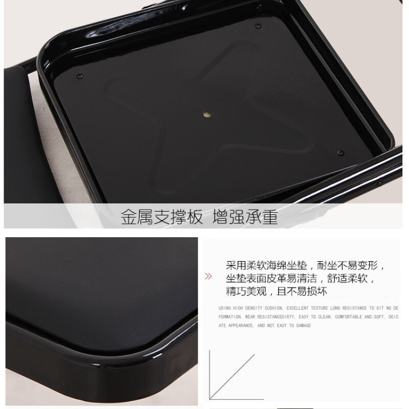 靠背折叠椅子家用宿舍简易电脑椅休闲座椅餐椅会议办公培训椅