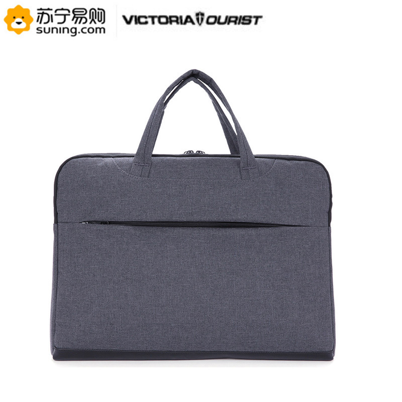 维多利亚旅行者 VICTORIATOURIST 手提电脑包15.6英寸防水笔记本电脑包内胆包V7015大版电脑数码包灰色