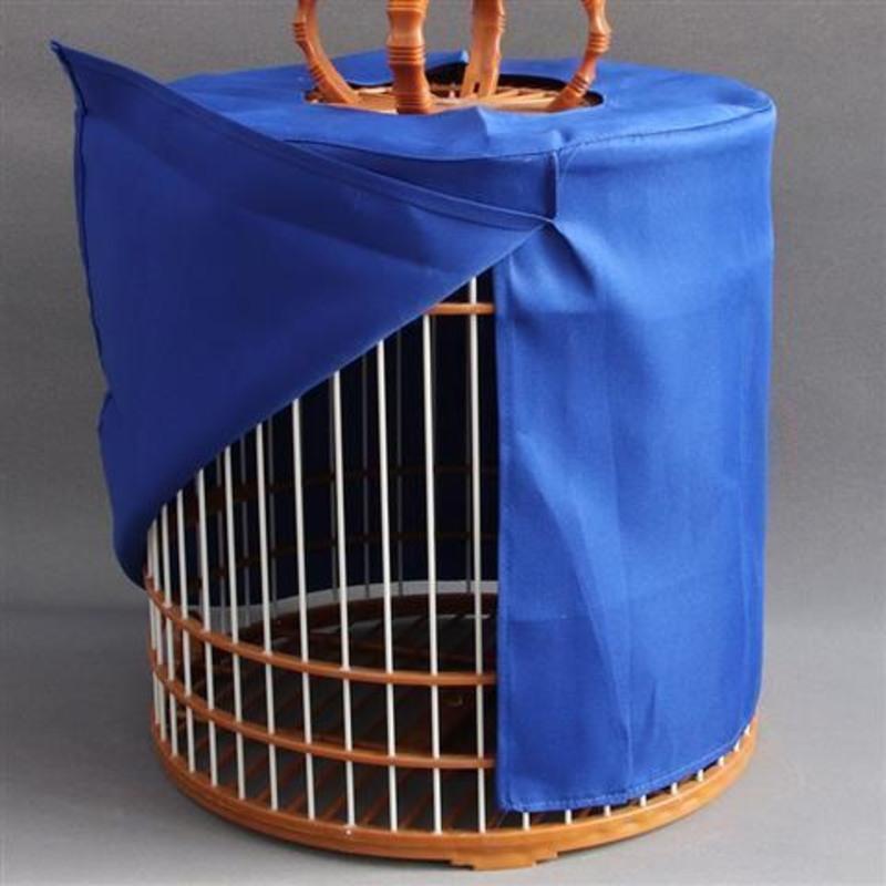 蓝色单层无拉链直径32高31 画眉双层鸟笼罩衣笼布画眉八哥鸟笼衣笼罩