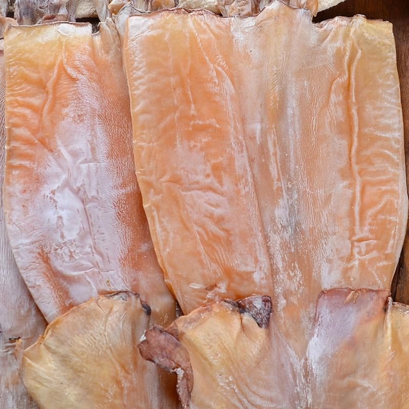 200g鱿鱼干鱿鱼干500g自然晾晒肉厚微咸鱿鱼干货100g