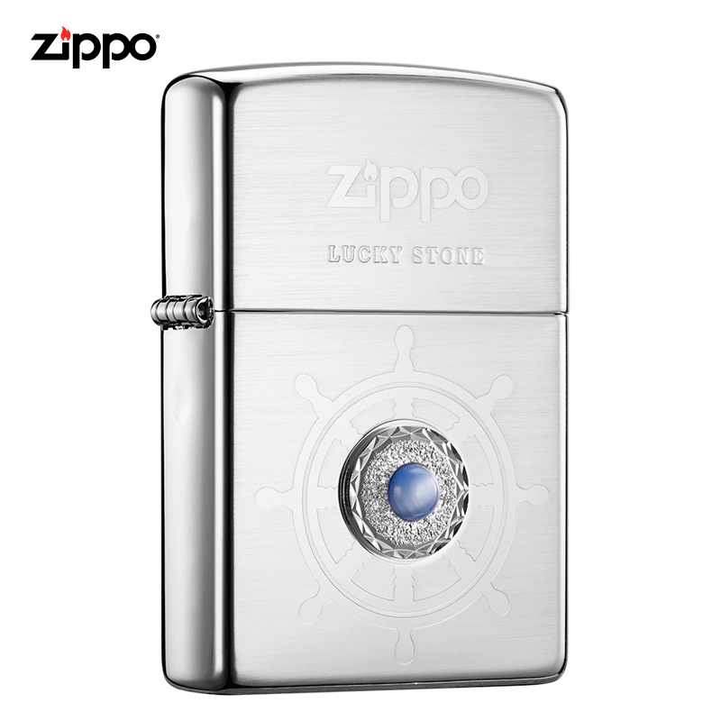 ZIPPO芝宝打火机美国原装ZIPPO防风煤油打火机之宝幸运石ZBT-1-26a