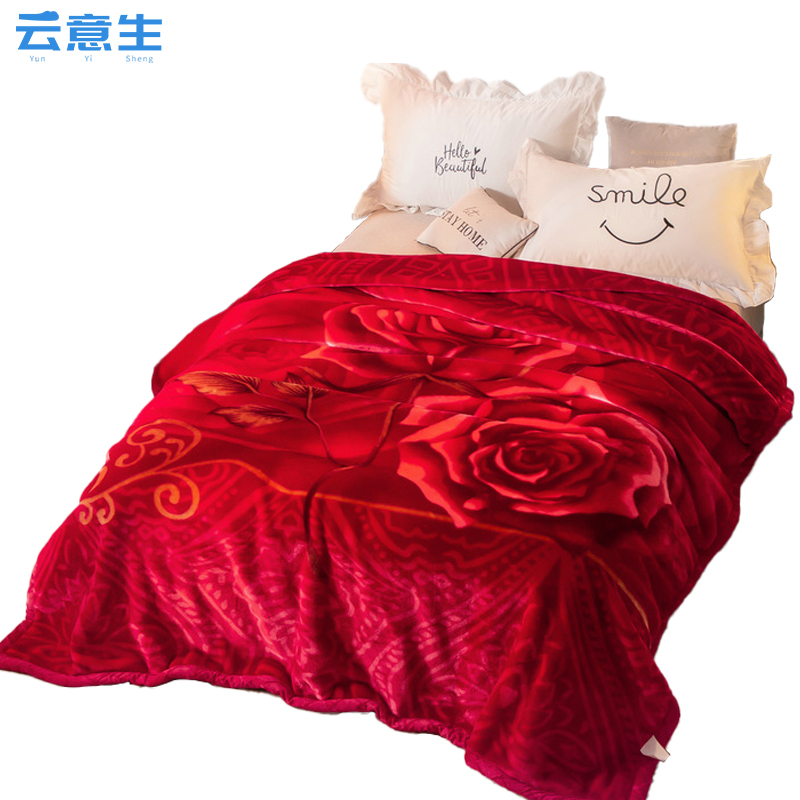 云意生 毛毯 拉舍尔 180*220cm/张高清大图