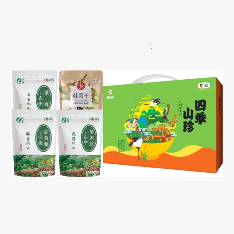 中粮四季山珍礼盒A高清大图
