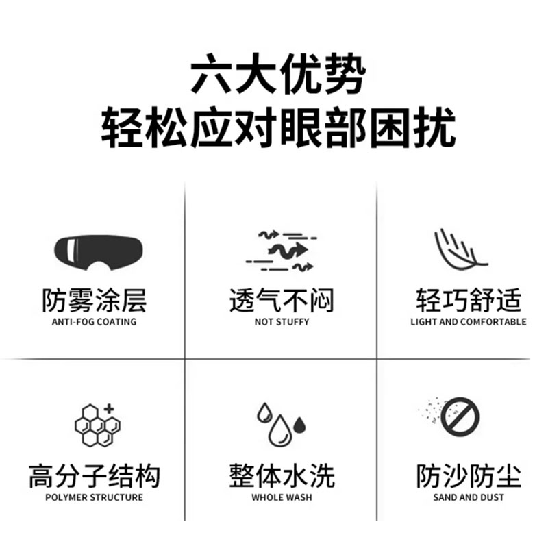 鑫睿辉 户外眼镜 透明款 个高清大图