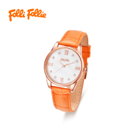 FOLLI FOLLIE时尚潮流石英机芯玫瑰金手表女士手表 WF16R036SSW