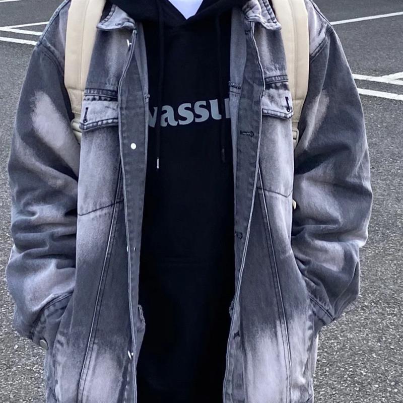 新款wassup 重磅全棉基础款五色连帽卫衣加绒毛圈男女情侣款