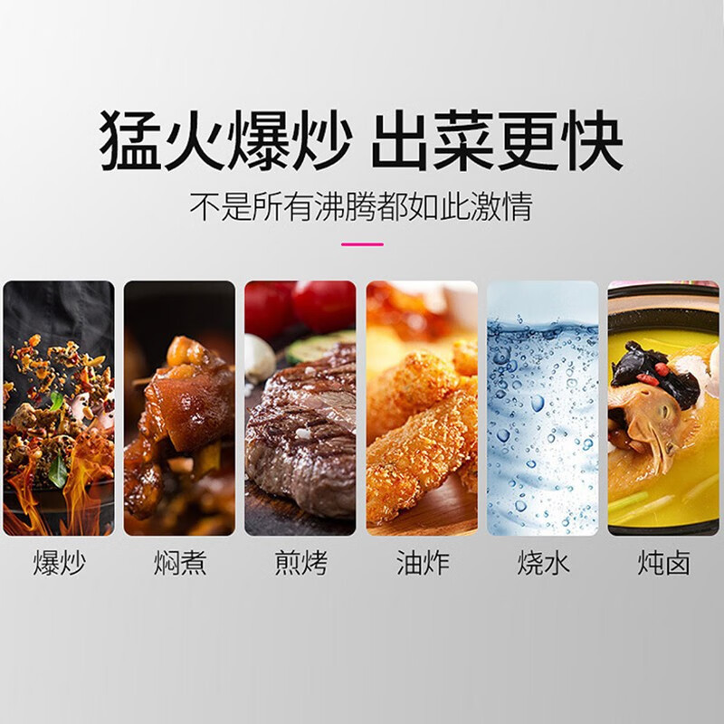 lecon/乐创 商用电磁炉大锅灶大功率20KW 饭店厨房食堂炒炉电灶台 380V/20KW 80CM高清大图
