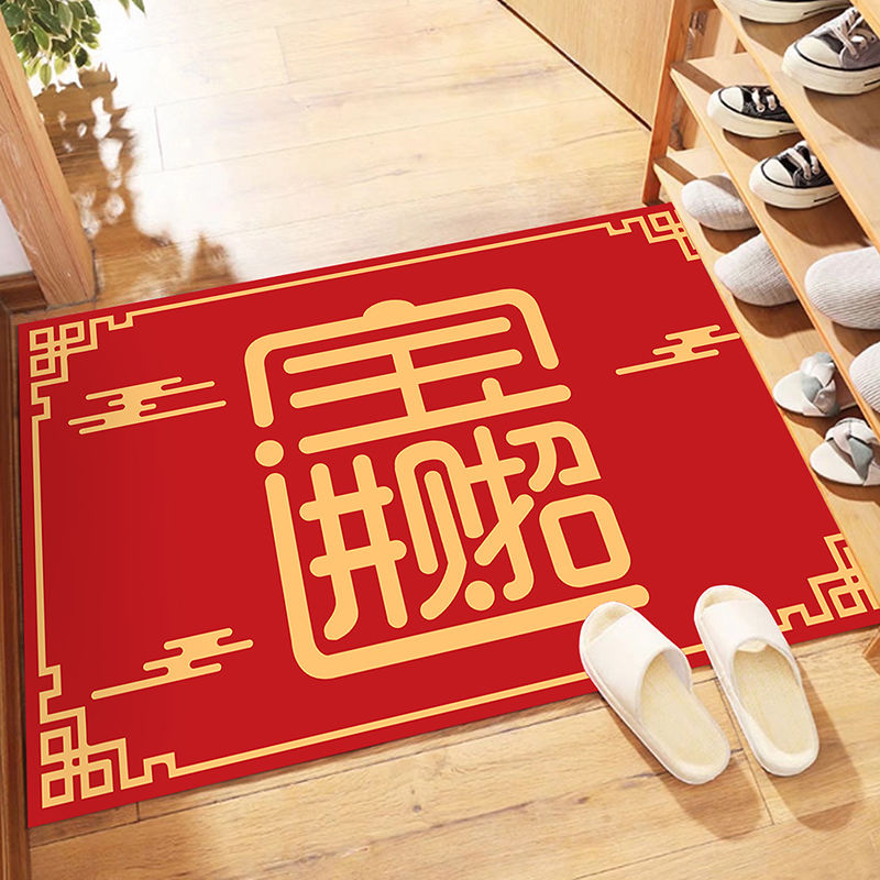 地垫门垫垫子创意个性进门脚垫中国风厨房垫吸水防滑浴室垫