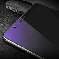 [送手机壳]轻万适用华为荣耀v10钢化膜huaweiv10全面屏抗蓝光贴膜honor手机保护膜