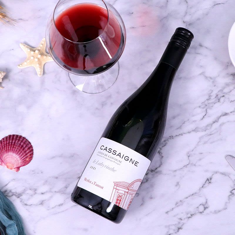 法国西南明星普莱蒙特联盟原瓶原装进口Cassaigne达颜卡萨妮庄园佳酿红葡萄酒750ml图片