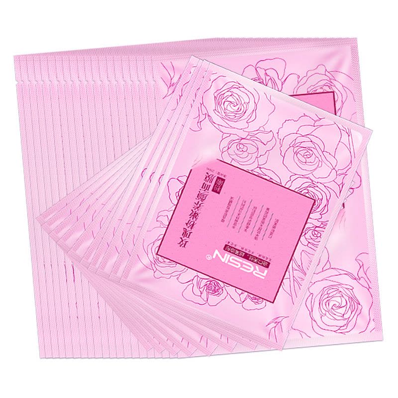 RESIN 语欣港版出口装玫瑰精油粉嫩养颜贴片式面膜28ml*30 清爽保湿补水 滋润营养 提拉紧致 任何肤质通用面贴膜图片