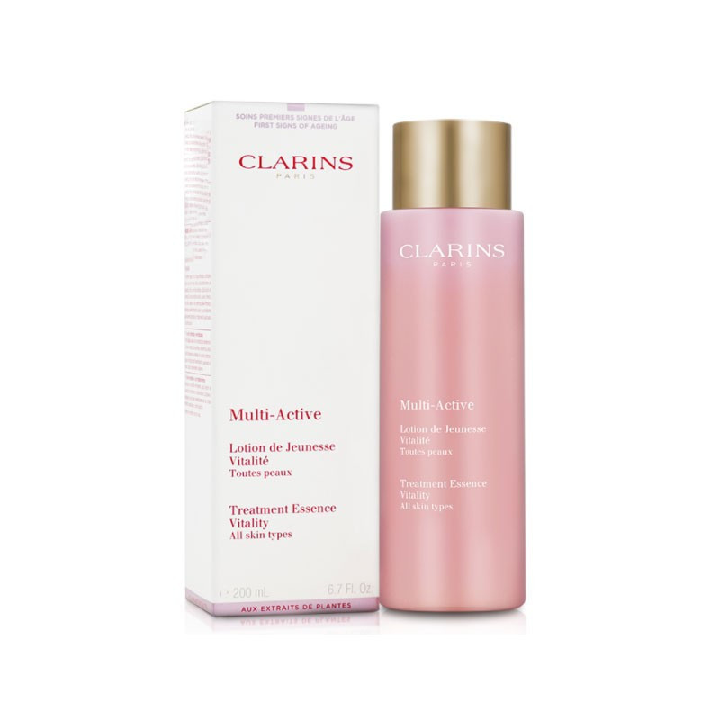 娇韵诗CLARINS 少女精华水 200ml 青春赋活分龄精华粉水 焕醒透光粉嫩肌