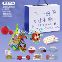 Jollybaby/林老师布书早教婴儿撕不烂新生儿礼盒尾巴书套装1宝宝益智玩具 超值礼盒11件套【套装A】