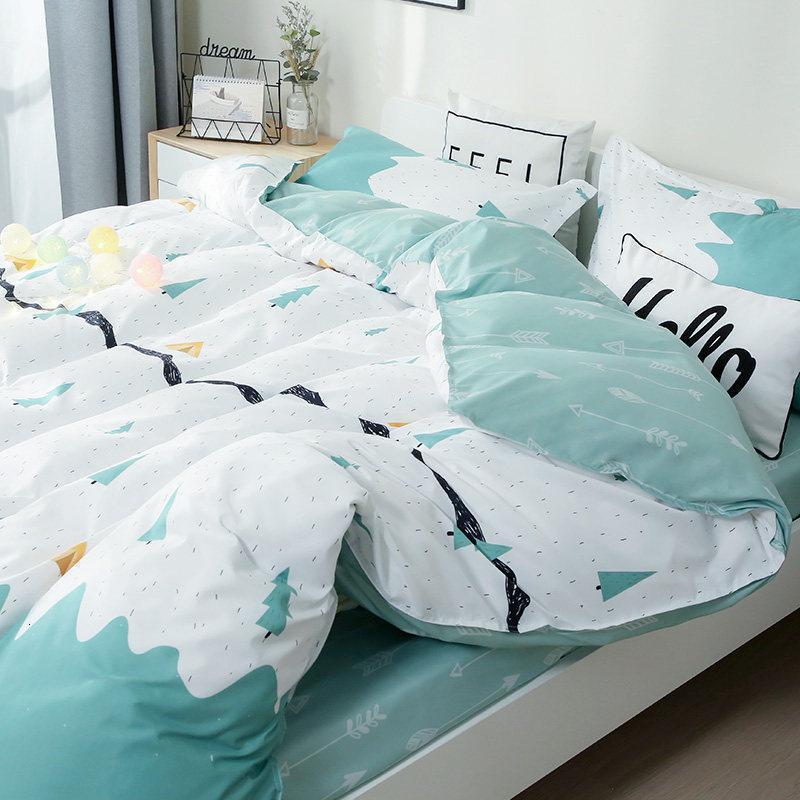 被套单件1.5米被罩150200双人单人学生宿舍1.82.0被单套2米2._394 150x200cm【AB被套单件-不起球不掉色】 丛林之夏