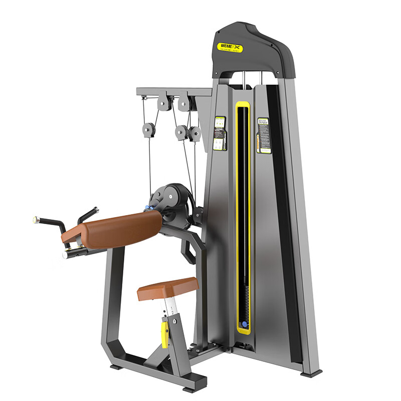 竞乐美健身房单功能力量训练器械 背肌腹部大小腿二头三头肩胸肌肉器材 WM-1186F双功能二头三头肌一体机