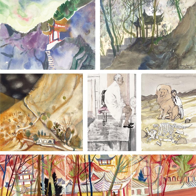 [正版]旗舰速写的边缘 艺术笔记 画家党震的图文艺术随笔集素描入门基础与提高植物动物静物绘画艺术画册艺术家画作研究理论高清大图