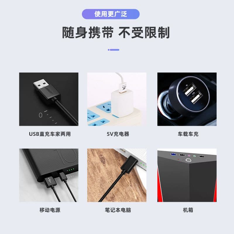 康佳电风扇厨房卫生间USB充电小型壁挂厕所洗手间墙上免打孔安装图片