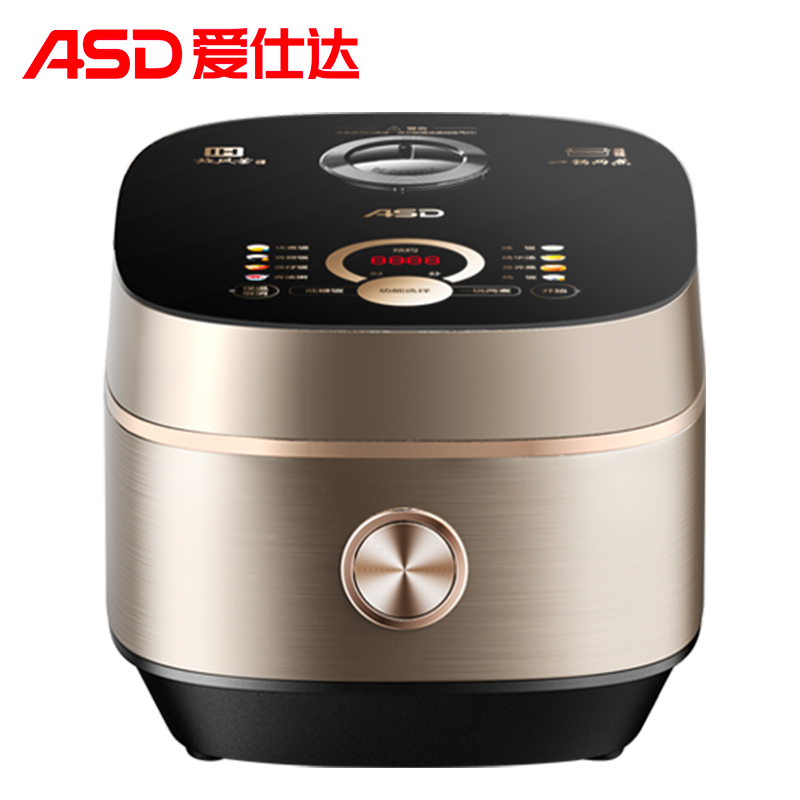 爱仕达(ASD)家用大容量4L电饭煲 IH电磁加热1200W大功率3mm旋风钛金釜 AR-F40I571