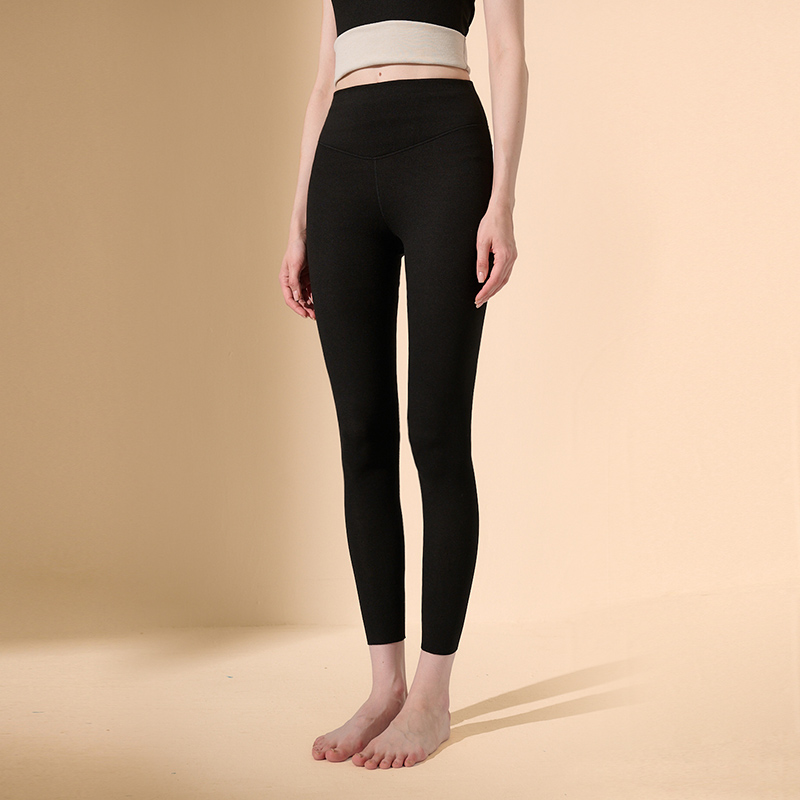 猫人打底裤女士外穿秋冬季秋裤衬裤高腰弹力大码紧身显瘦 星空黑 L