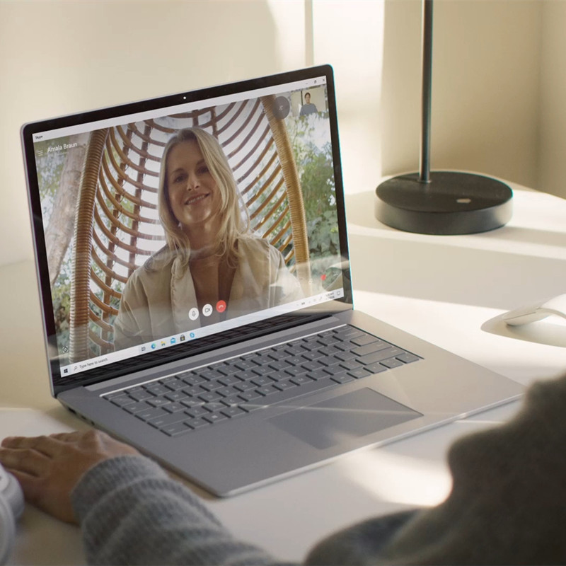 微软Surface Laptop4 亮铂金高端轻薄商务笔记本电脑 15英寸2.5K高色域触屏 i7-1185G7 16G+512G 锐炬Xe显卡