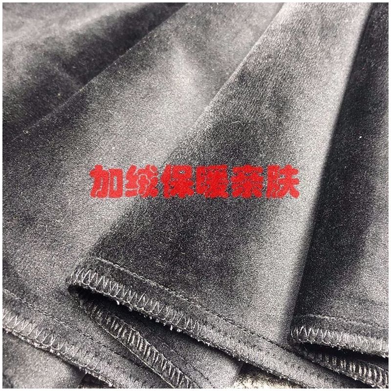 皮裤女加绒加厚2021新款高腰哈伦裤春秋韩版宽松百搭长裤外穿小脚