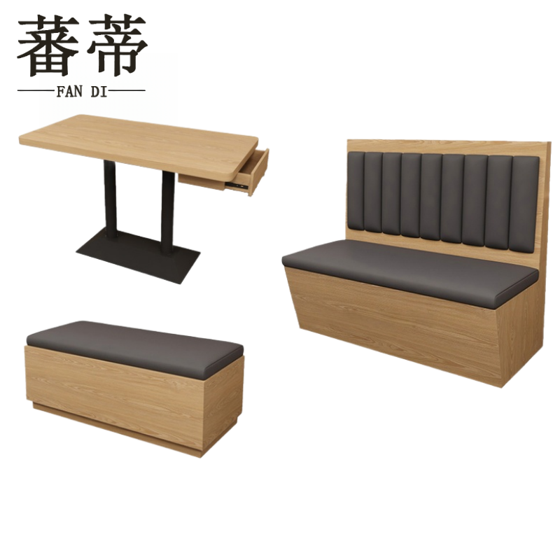 蕃蒂 餐桌一卡一凳一桌套