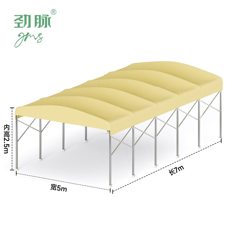 劲脉 户外伸缩帐篷 7*5*2.5M 顶高清大图