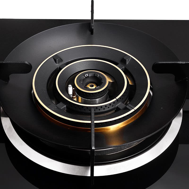 奇田(Qitian) JZT-D6 猛火燃气灶 钢化玻璃 台式嵌入式两用燃气灶 家用燃气灶 煤气炉 双炉 天然气图片