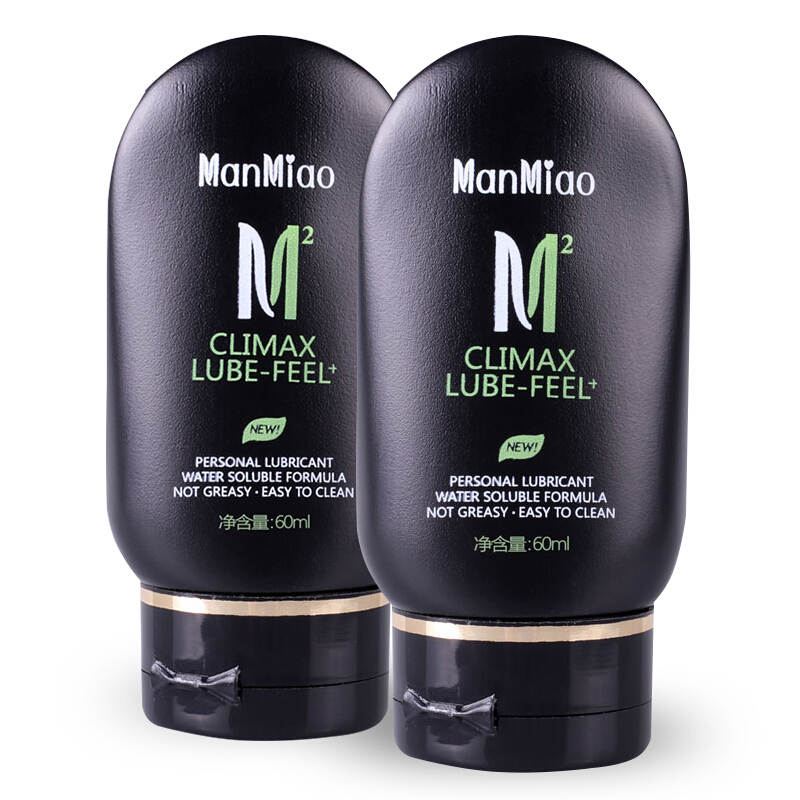 漫渺（ManMiao） 人体润滑剂润滑油 水溶性男女用润滑液 成人情趣性用品 快感2支装润滑液
