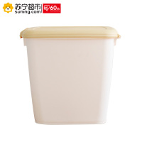 爱丽思(IRIS) 密闭宠物储粮桶 大号狗粮猫粮桶 MFS-10 黄色