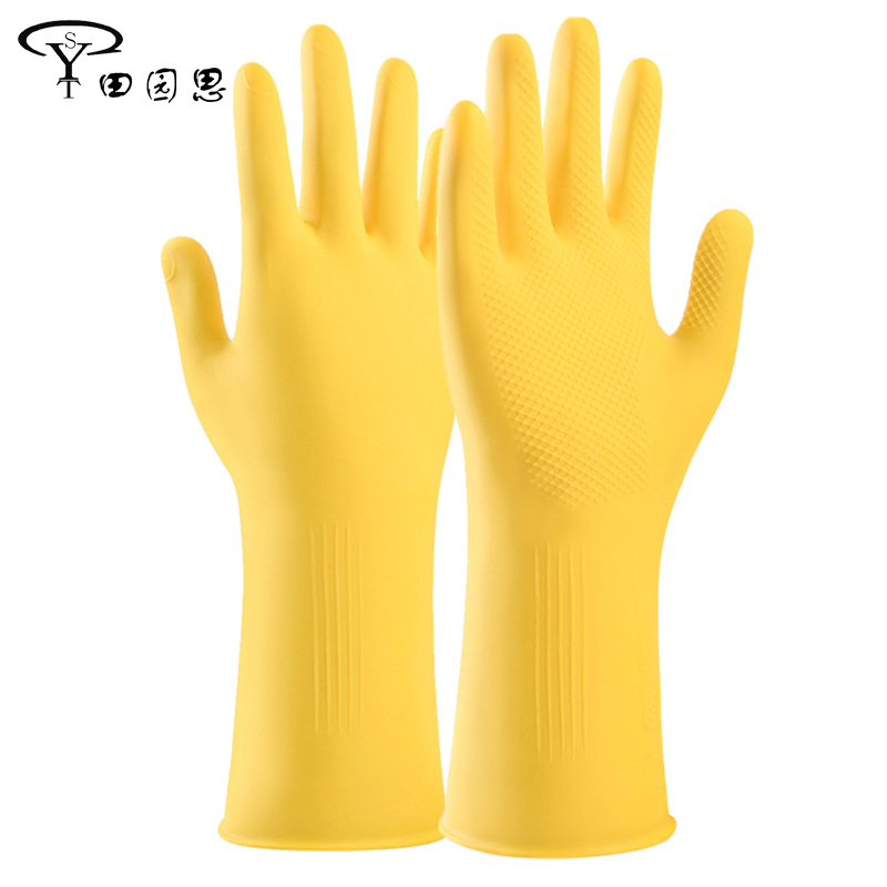 田园思 加厚乳胶手套 L 副