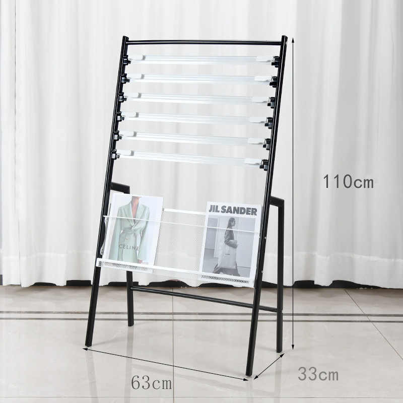 CCKO报纸夹架报刊架杂志宣传册展架户型图纸架书报资料收纳整 25黑