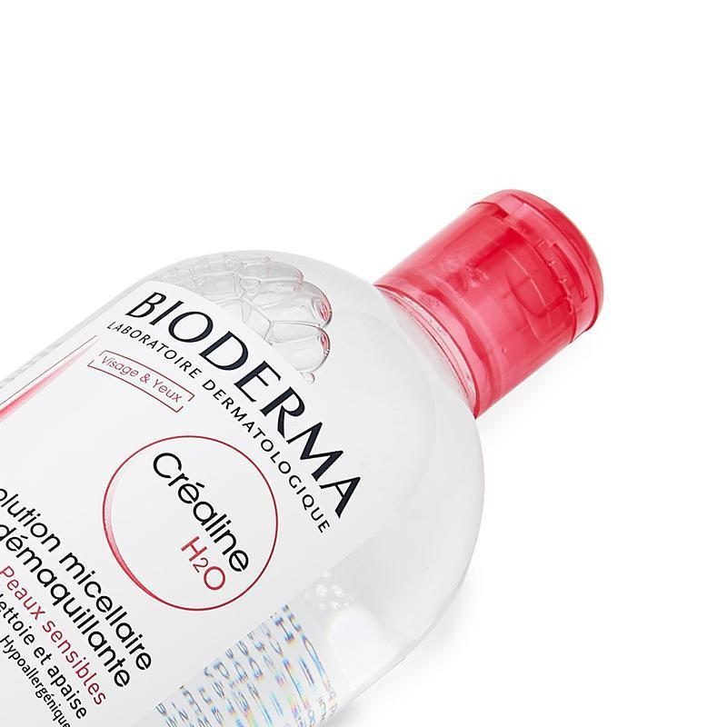 赠化妆棉bioderma贝德玛舒妍温和保湿卸妆水500ml粉水适合中干性皮肤