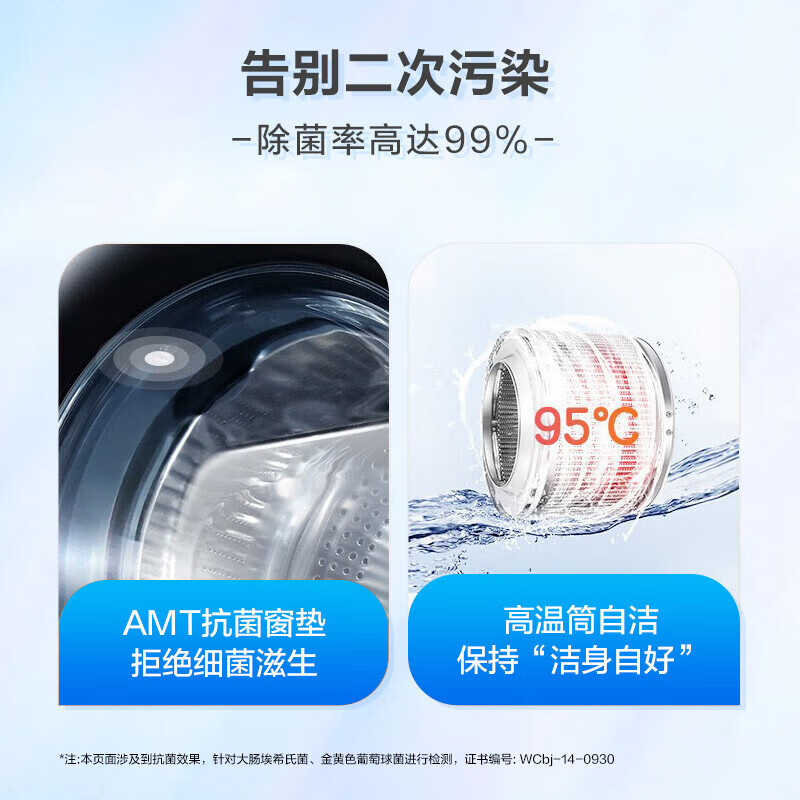 海尔(Haier)壁挂洗衣机全自动 洗衣机小型 内衣婴儿洗衣机挂壁式 3KG高温除菌防过敏EGM30717PLUS1U1高清大图