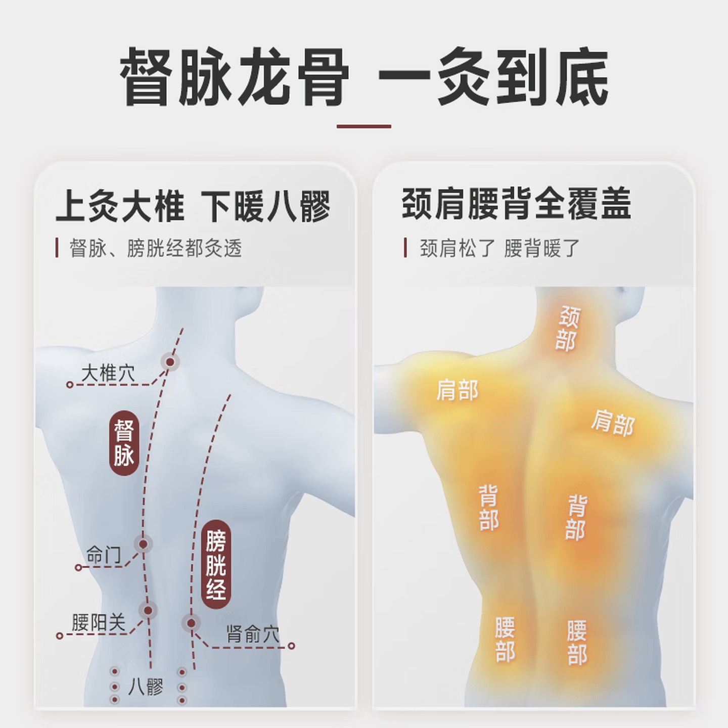科爱元素大靠山P ro 腰部背灸仪暖腰热敷腰肌腰背艾灸丨重塑阳刚丨通瘀调经高清大图