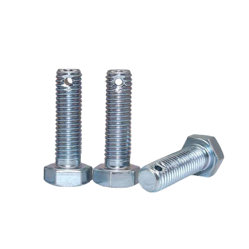 宏瑞泰 镀锌带孔六角螺栓 M14*80 个高清大图