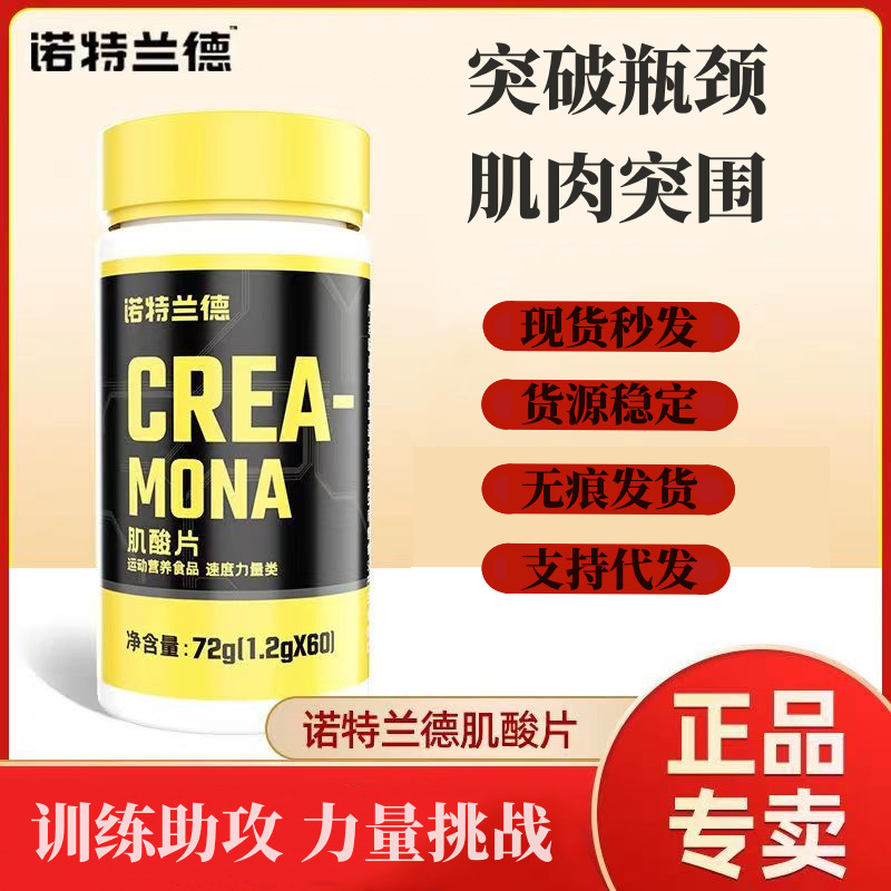 诺特兰德肌酸片60粒3瓶 肌酸系列高清大图