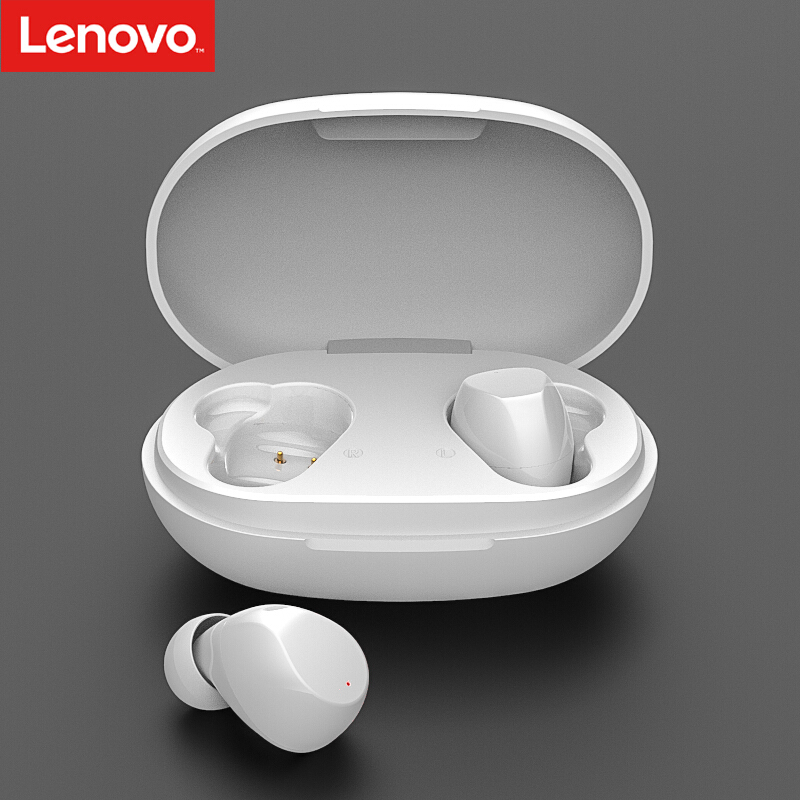 联想lenovotc02真无线蓝牙耳机隐形tws触控入耳式跑步运动耳机小米