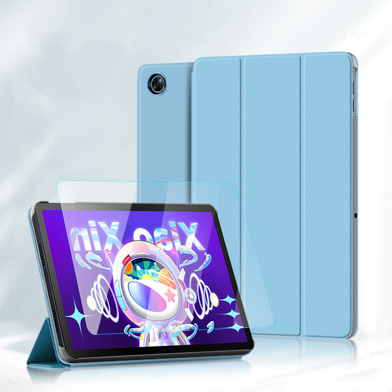 久宇 联想小新Pad 2022保护壳保护套10.6英寸平板电脑休眠防摔皮套TB128FU带笔槽软壳套