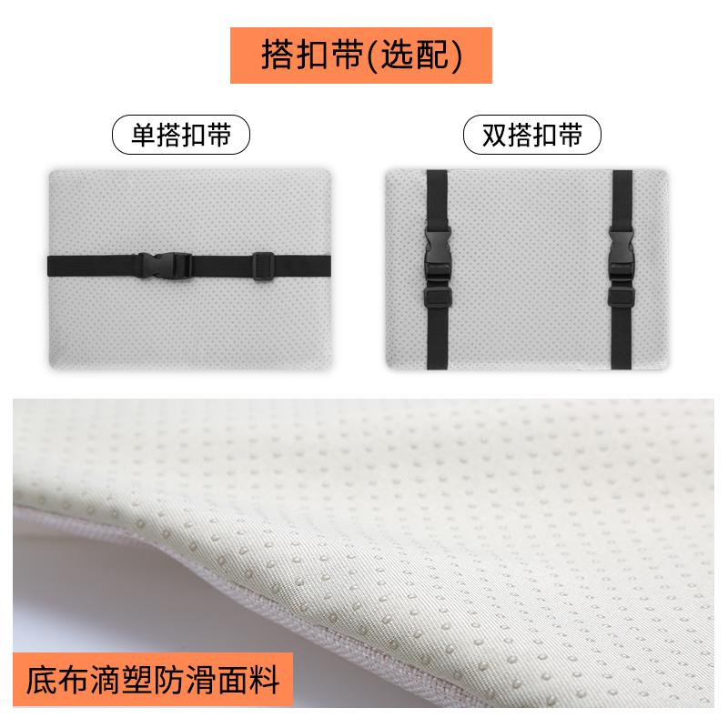 美帮汇记忆棉仿亚麻透气坐垫学生教室凳子垫防滑垫座垫椅垫屁垫高清大图