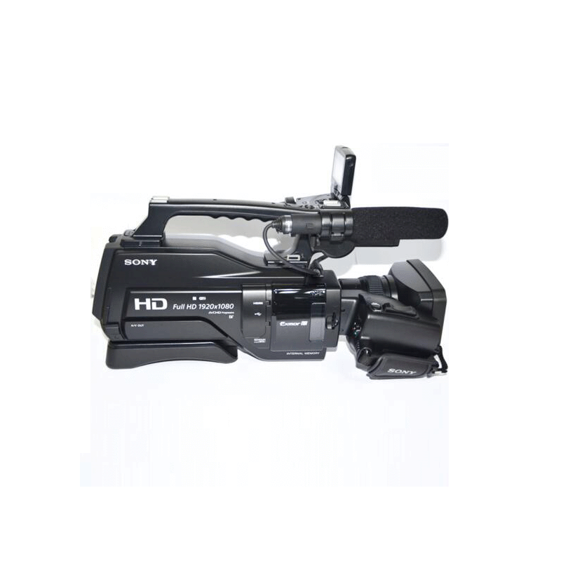 索尼(SONY)HXR-MC2500 专业数码摄像机 肩抗式存储卡高清摄录一体机套餐 约614万像素 3英寸显示屏高清大图